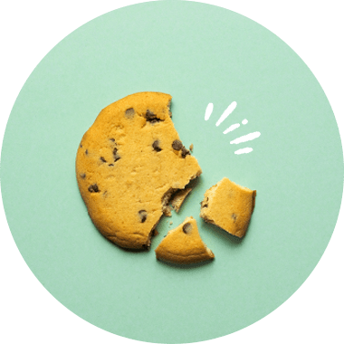 Tan crujiente que no creerás que es una cookie fitness.