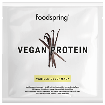 Muestra de proteína vegana