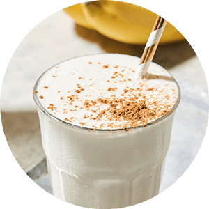 Mix the liquid of one dose into your favourite drink or protein shake. For best results, we recommend using right before or with a meal.