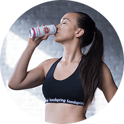 "Me encanta que los Sparkling Aminos tan solo contengan ingredientes saludables. Es justo la ayuda que mi cuerpo necesita para el entrenamiento."