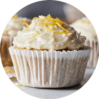 Para untar sobre un muffin